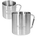 SourceAbroad 15 Oz. Stainless Carabiner Handle Mug